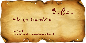 Végh Csanád névjegykártya